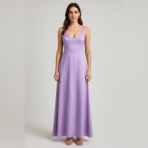 2074- Social Bridesmaids Women’s Bridesmaid Dress – Purple – Size 12R – NWT